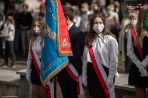 ﻿ 190-lat Tomaszowa: uroczystości, hejnał, odsłonięcie tablicy